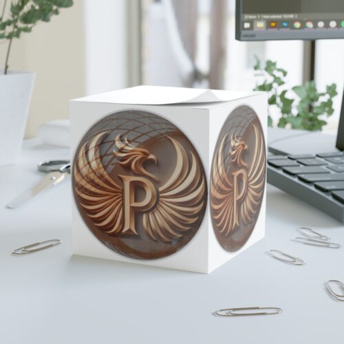 Phoenix Logo Sticky Note Cube