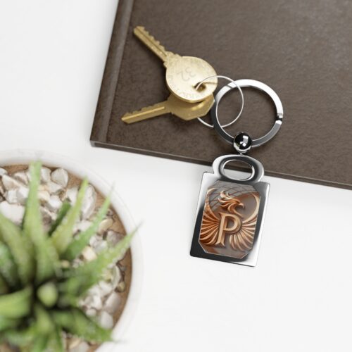Custom Rectangle Photo Keyring