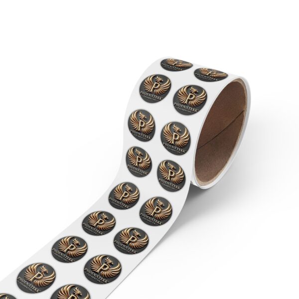Personalized Round Sticker Label Rolls