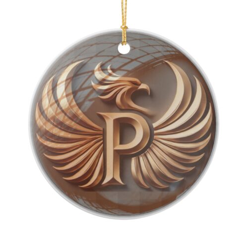 Elegant Phoenix Ceramic Ornament