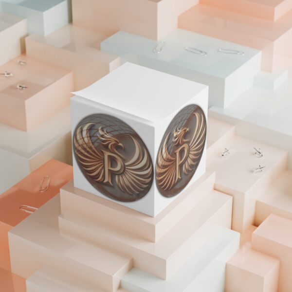 Phoenix Logo Sticky Note Cube